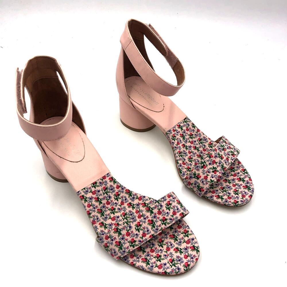 Anthropologie x Jeffrey Campbell Madison Heeled Sandals Multicolor Size 8.5